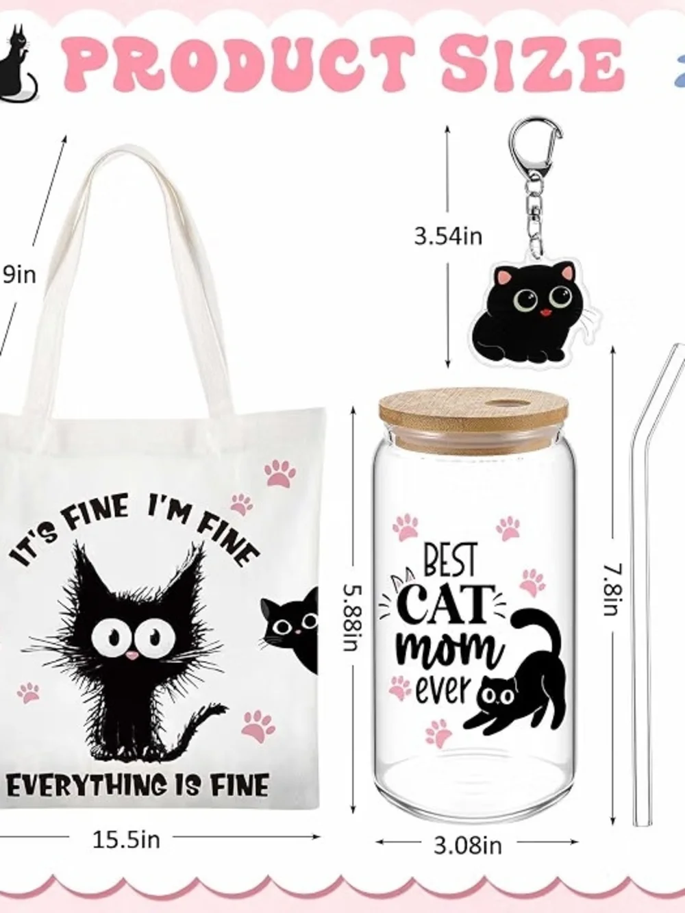 Black Cat Theme Gift Set